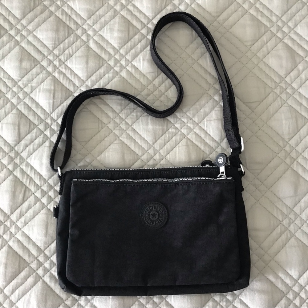 Kipling Mikaela Black Crossbody EUC